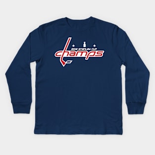 Caps - Champs Design Kids Long Sleeve T-Shirt